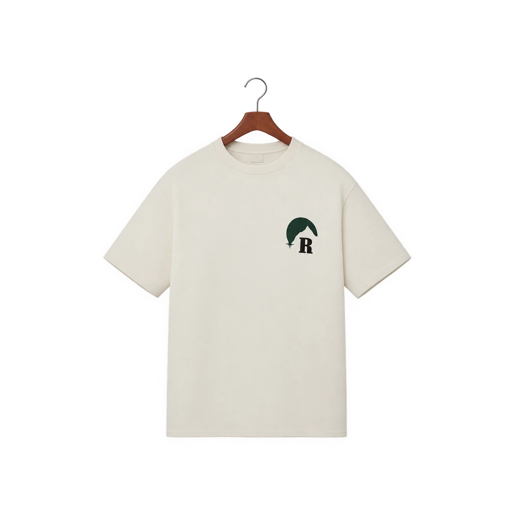 Cream graphic T-shirt