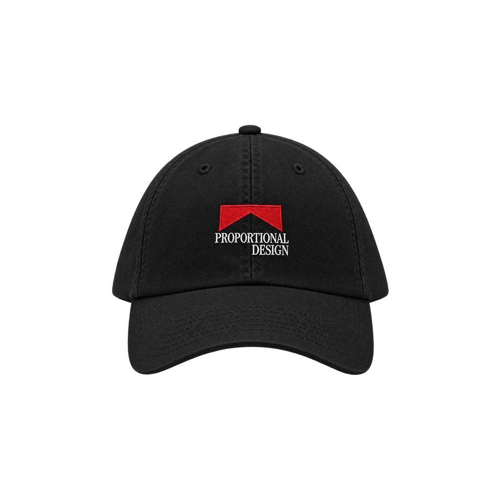 Black embroidered cap