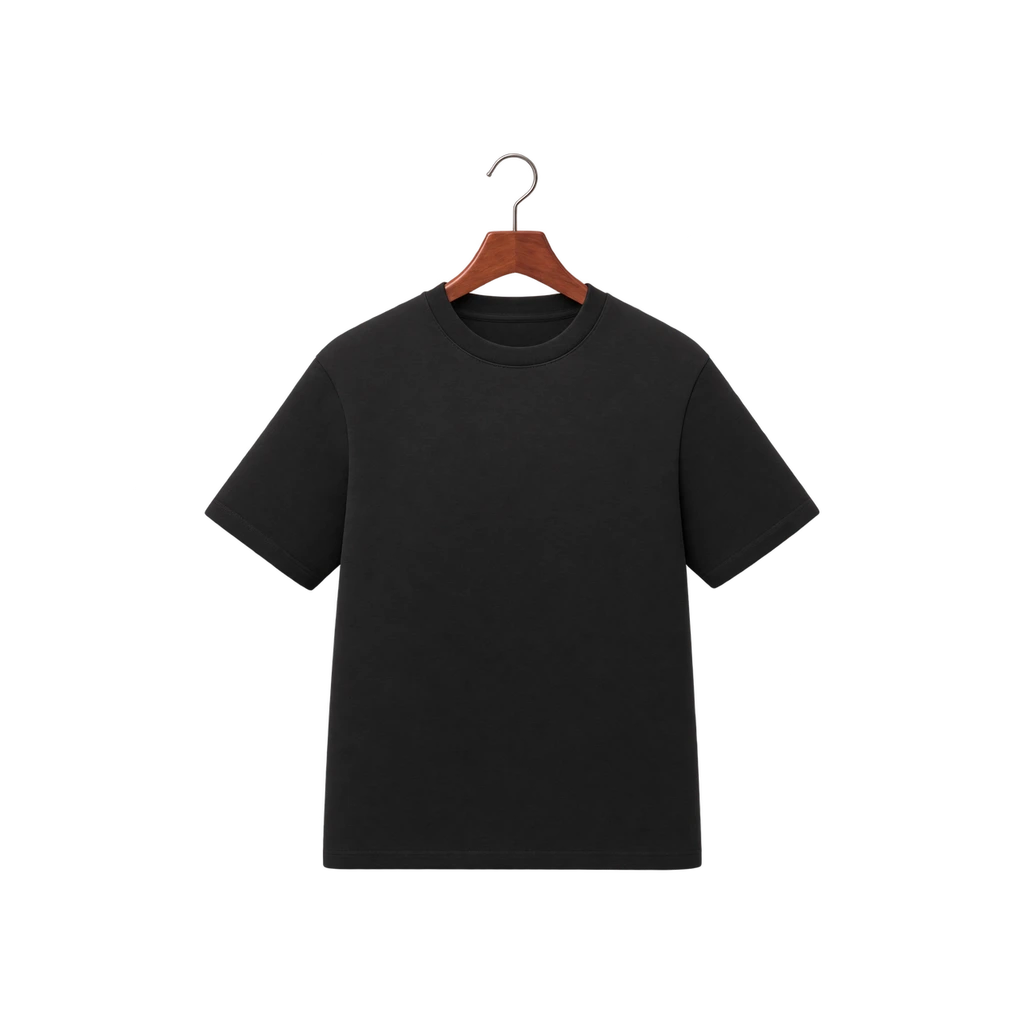 Black crewneck top